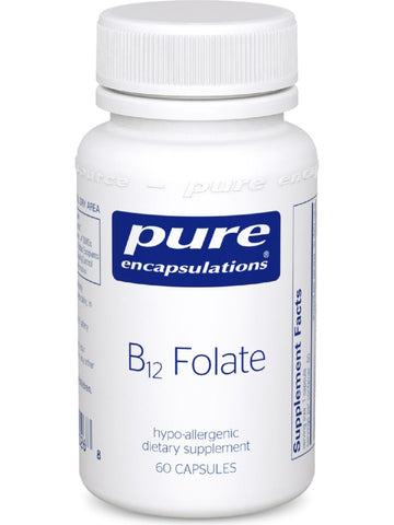 Pure Encapsulations, B-12 Folate, 60 vcaps