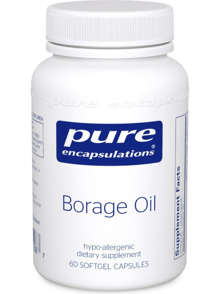 Pure Encapsulations, Borage Oil, 60 gels