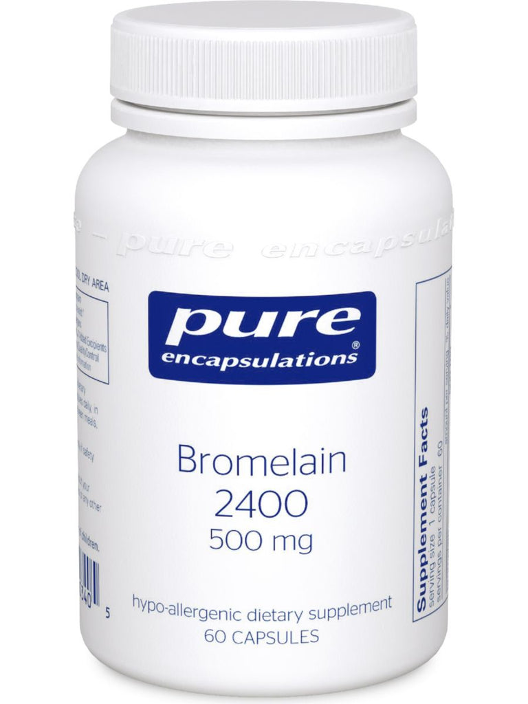 Pure Encapsulations, Bromelain 2400, 500 mg, 60 vcaps