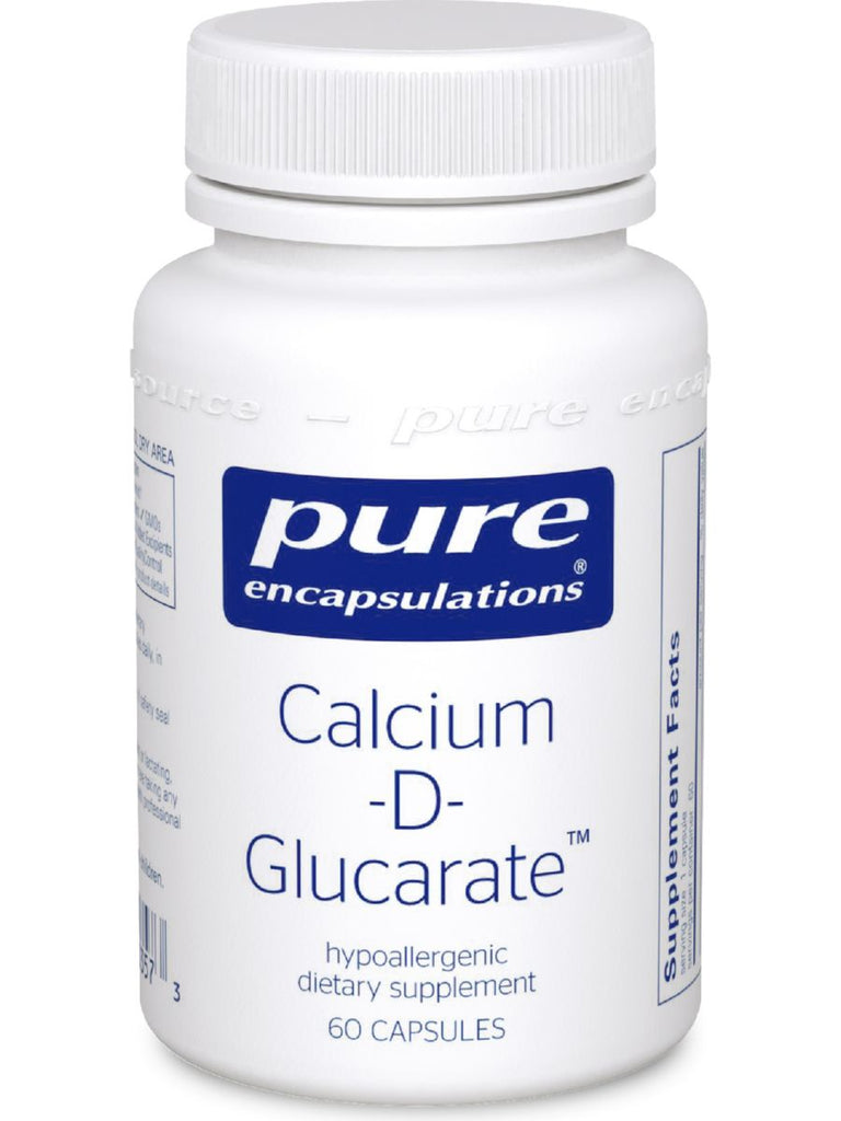 Pure Encapsulations, Calcium-d-Glucarate, 500 mg, 60 vcaps