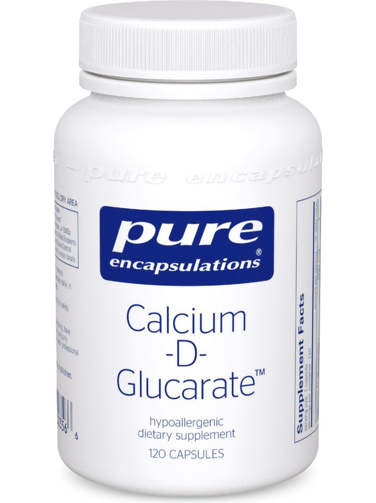 Pure Encapsulations, Calcium-d-Glucarate, 500 mg, 120 vcaps