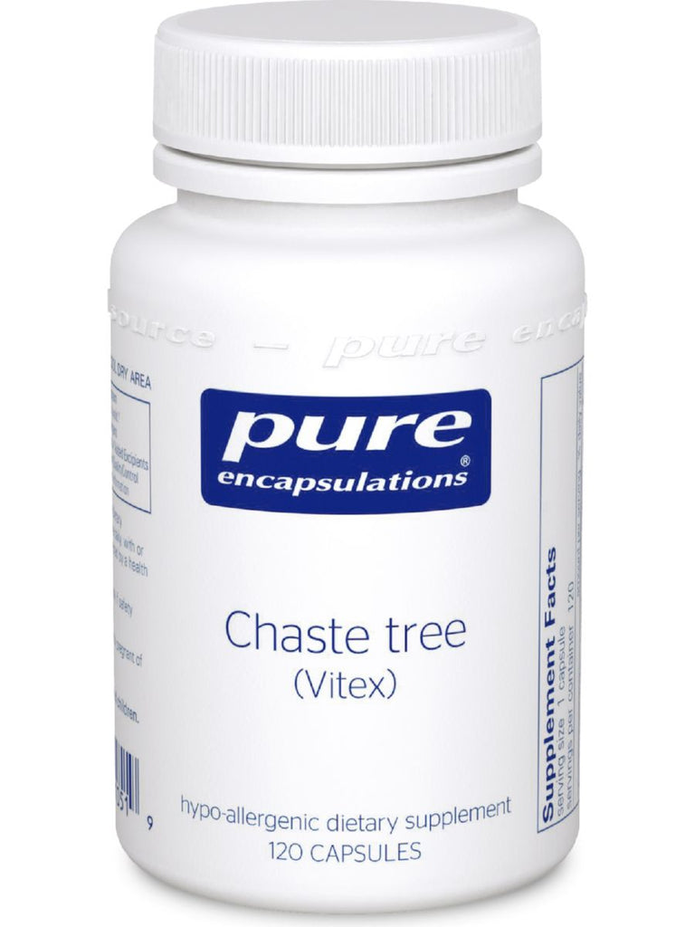 Pure Encapsulations, Chaste tree (Vitex), 120 vcaps