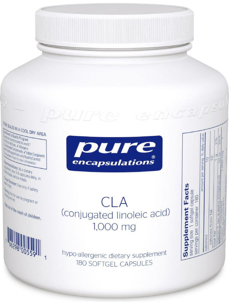 Pure Encapsulations, CLA, 1000 mg, 180 gels