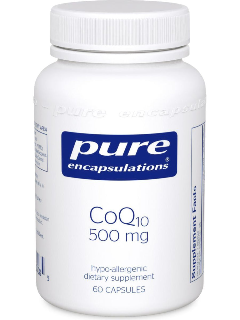 Pure Encapsulations, CoQ10, 500 mg, 60 vcaps
