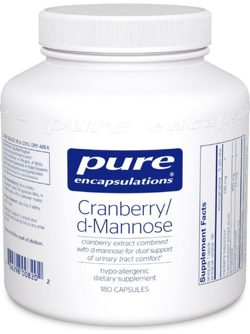 Pure Encapsulations, Cranberry/d-Mannose, 180 vcaps