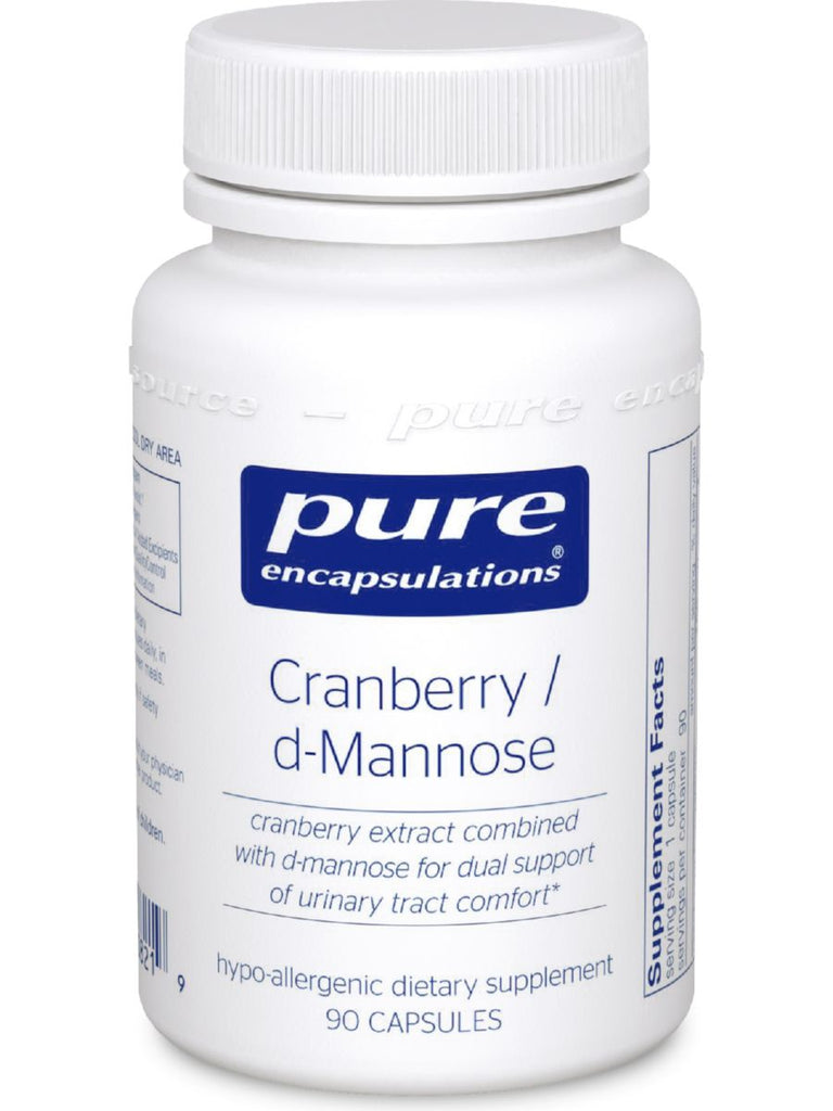 Pure Encapsulations, Cranberry/d-Mannose, 90 vcaps