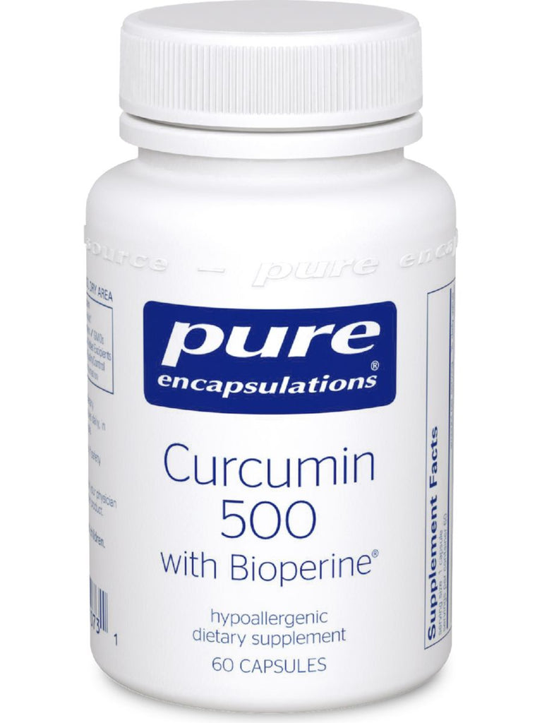 Pure Encapsulations, Curcumin 500 with Bioperine, 60 vcaps