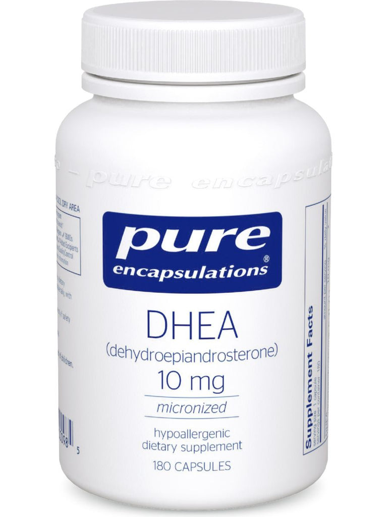Pure Encapsulations, DHEA (micronized), 10 mg, 180 vcaps