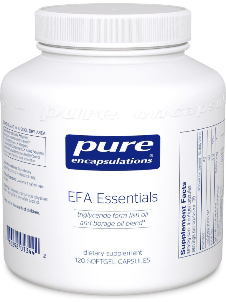 Pure Encapsulations, EFA Essentials, 120 softgels