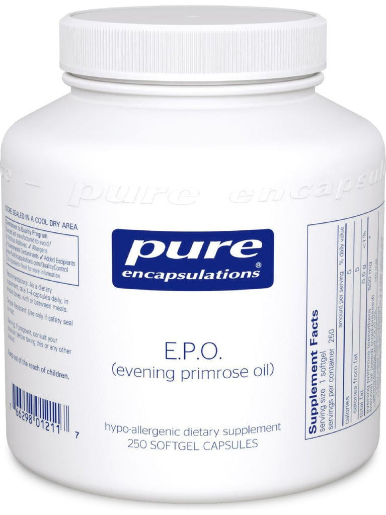 Pure Encapsulations, E.P.O. (evening primrose oil), 250 gels