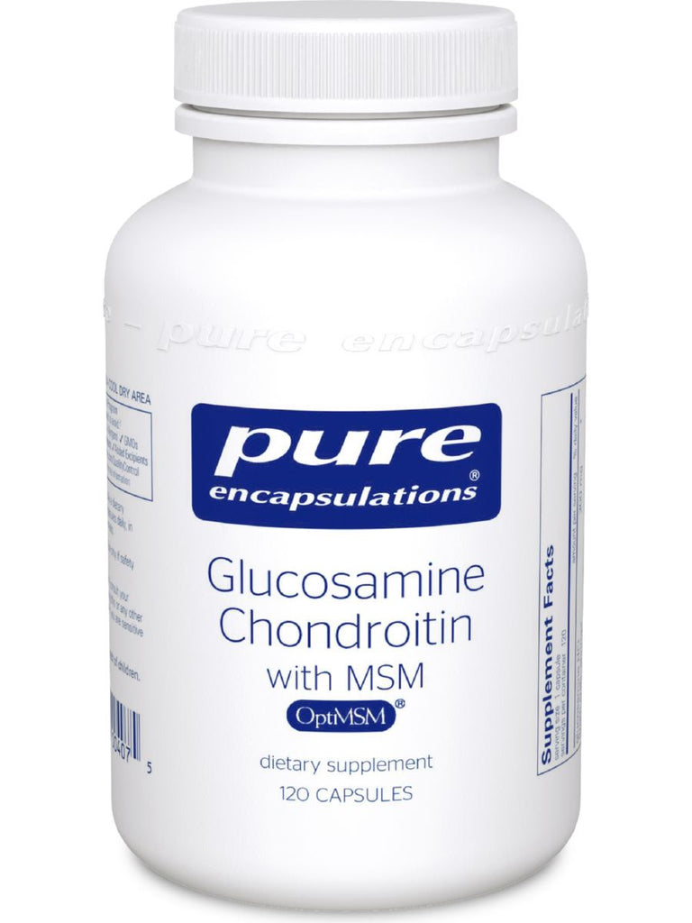 Pure Encapsulations, Glucosamine Chondroitin, w MSM, 120 vcaps