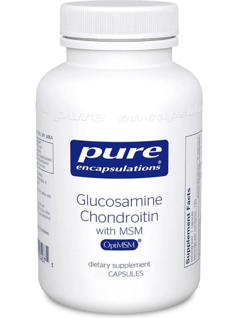 Pure Encapsulations, Glucosamine Chondroitin, with MSM, 60vcaps