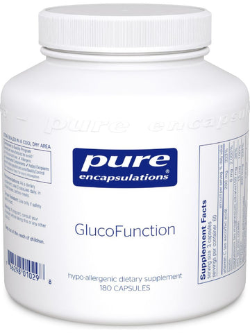Pure Encapsulations, GlucoFunction, 180 vcaps