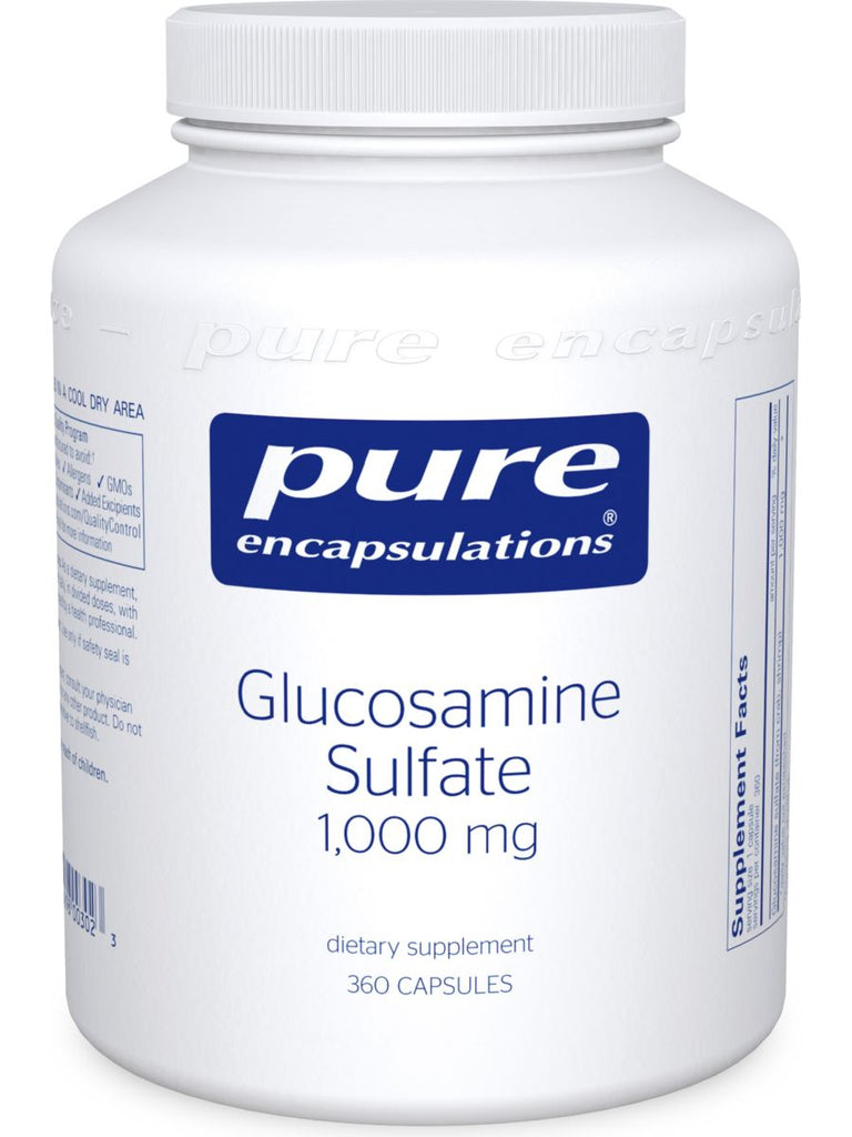 Pure Encapsulations, Glucosamine Sulfate, 1000 mg, 360 vcaps