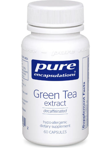 Pure Encapsulations, Green Tea extract (decaffenatd), 60 vcaps
