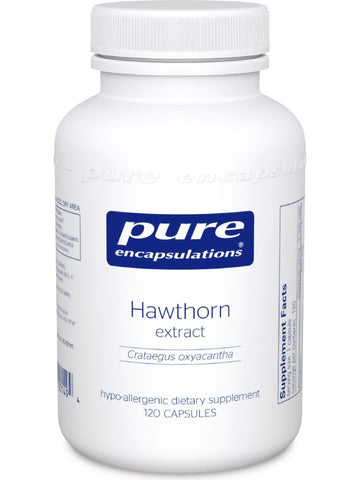Pure Encapsulations, Hawthorn Extract, 120 caps