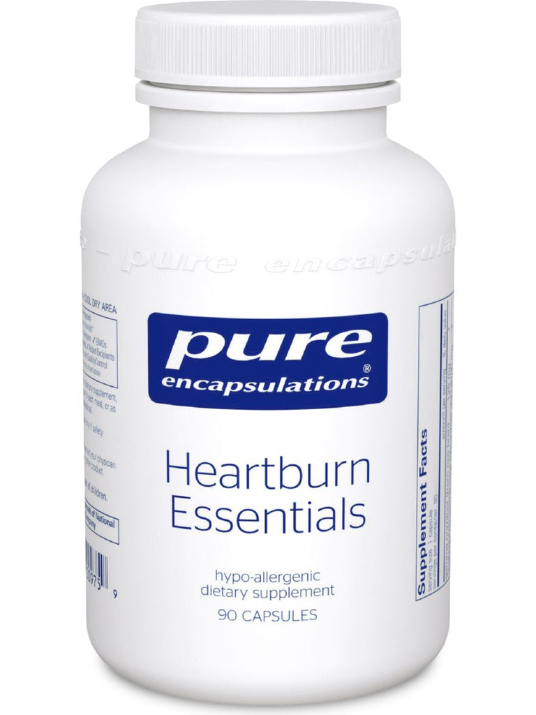 Pure Encapsulations, Heartburn Essentials, 90 caps