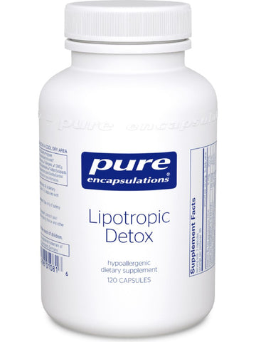 Pure Encapsulations, Lipotropic Detox, 120 caps