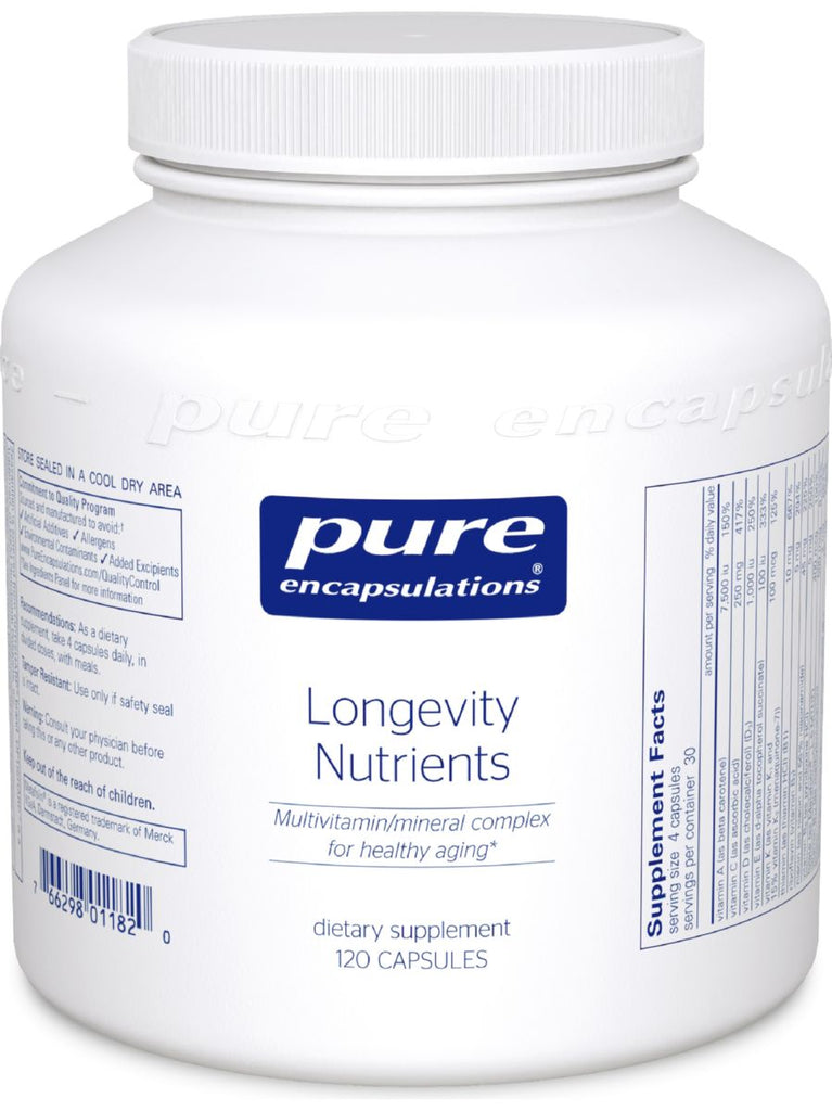 Pure Encapsulations, Longevity Nutrients, 120 vcaps
