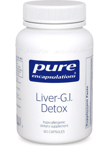 Pure Encapsulations, Liver-G.I. Detox, 60 caps