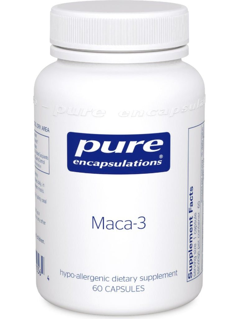 Pure Encapsulations, Maca-3, 60 caps