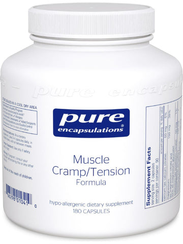 Pure Encapsulations, Muscle Cramp/Tension Formula, 180 vcaps