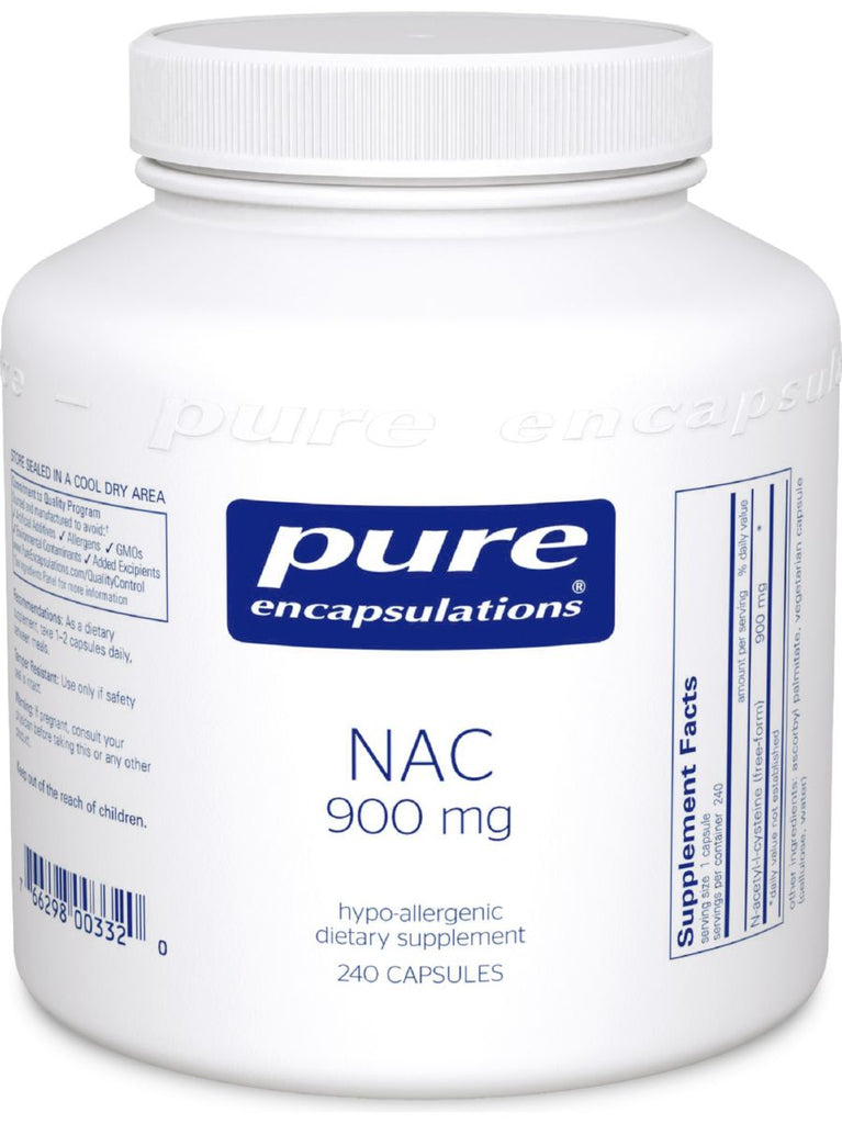 Pure Encapsulations, NAC, 900 mg, 240 vcaps