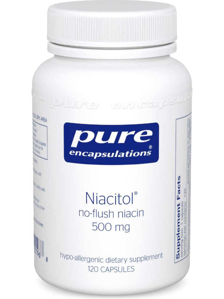 Pure Encapsulations, Niacitol, 500 mg, 120 vcaps