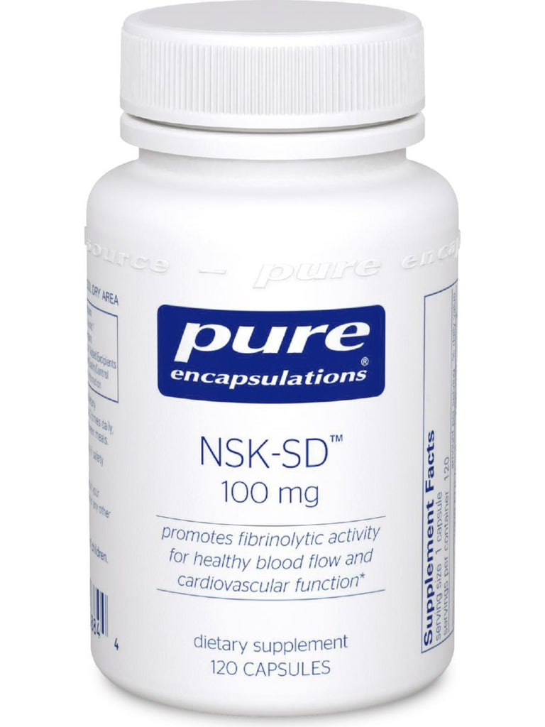 Pure Encapsulations, NSK-SD (Nattokinase), 100 mg, 120 vcaps