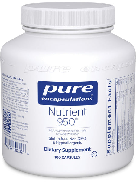 Pure Encapsulations, Nutrient 950, 180 vcaps