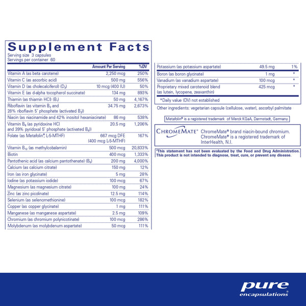 Pure Encapsulations, Nutrient 950, 180 vcaps
