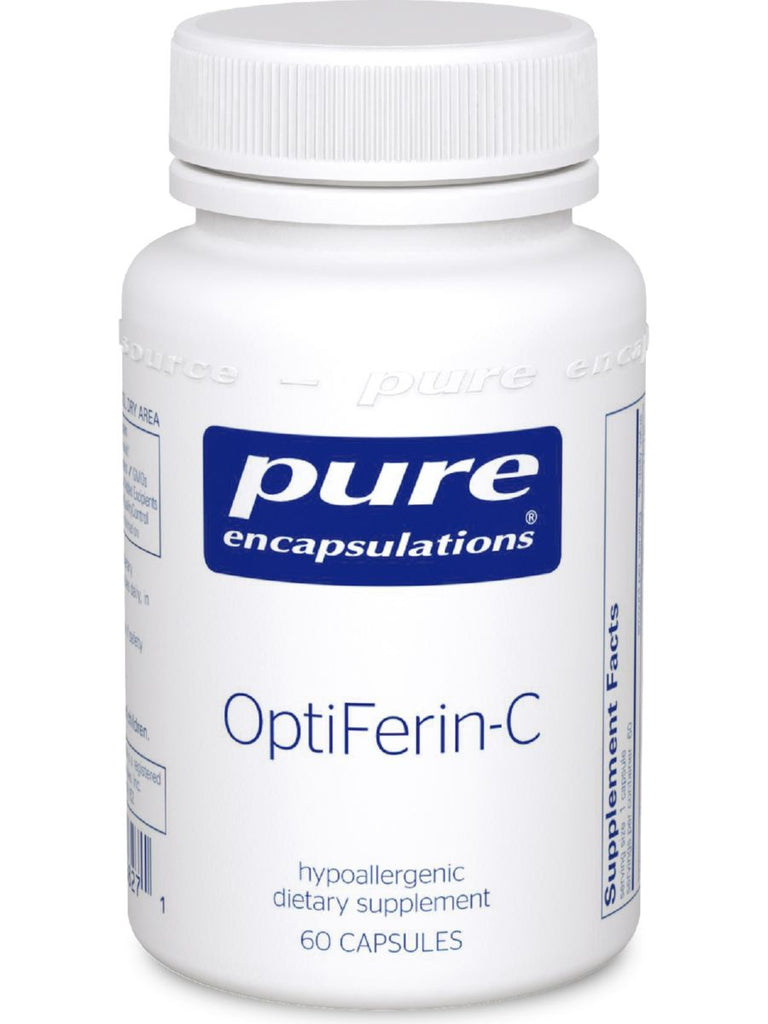 Pure Encapsulations, OptiFerin-C, 60 vcaps