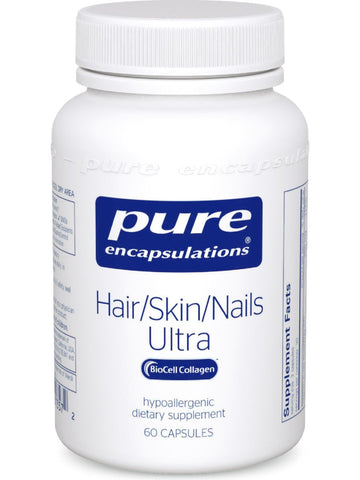 Pure Encapsulations, Hair/Skin/Nails Ultra, 60 vcaps