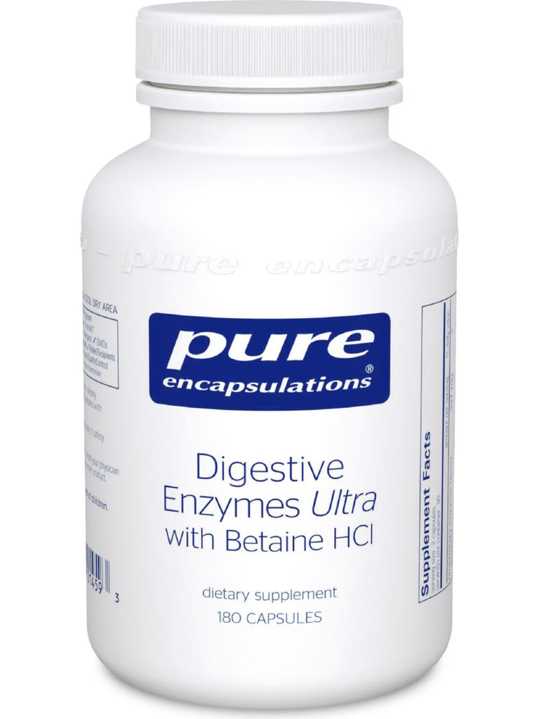 Pure Encapsulations, Digestive Enzymes Ultra w/ HCl, 180 caps