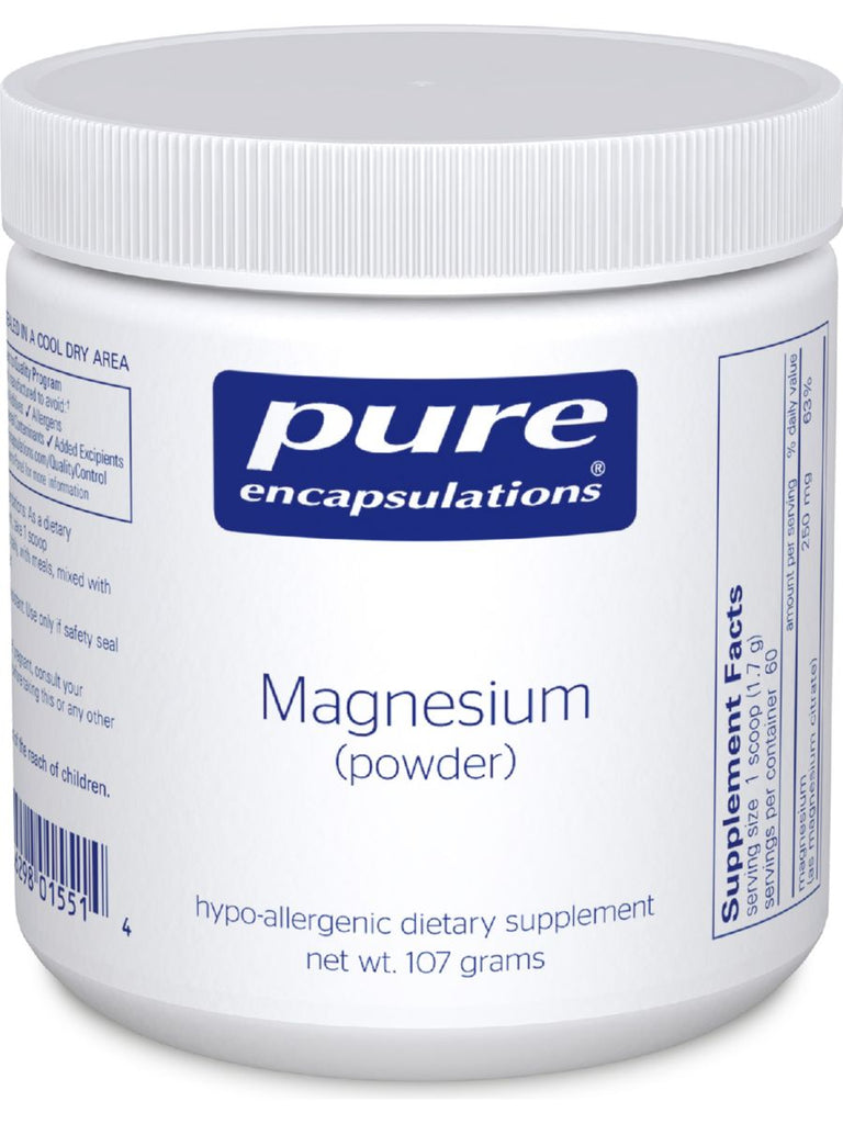 Pure Encapsulations, Magnesium (powder), 107 g