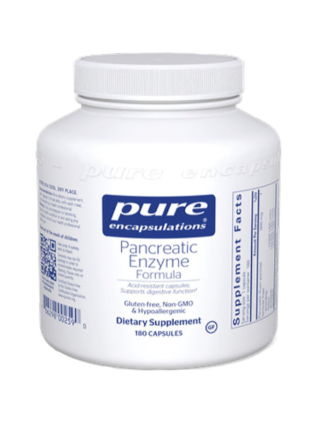 Pure Encapsulations, Pancreatic Enzyme Formula, 180 vcaps