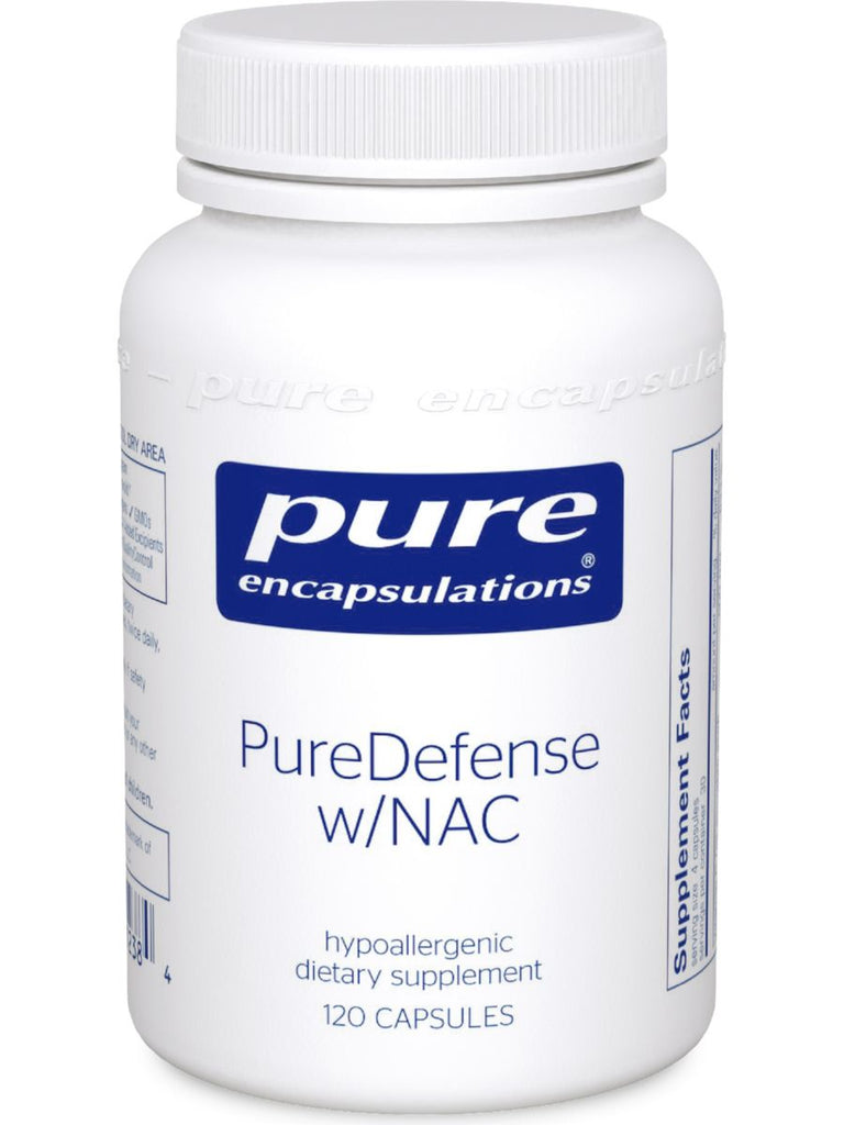Pure Encapsulations, PureDefense w/NAC, 120 vcaps