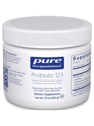 Pure Encapsulations, Probiotic 123, 60 g