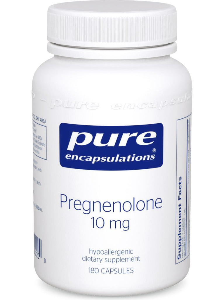 Pure Encapsulations, Pregnenolone, 10 mg, 180 vcaps