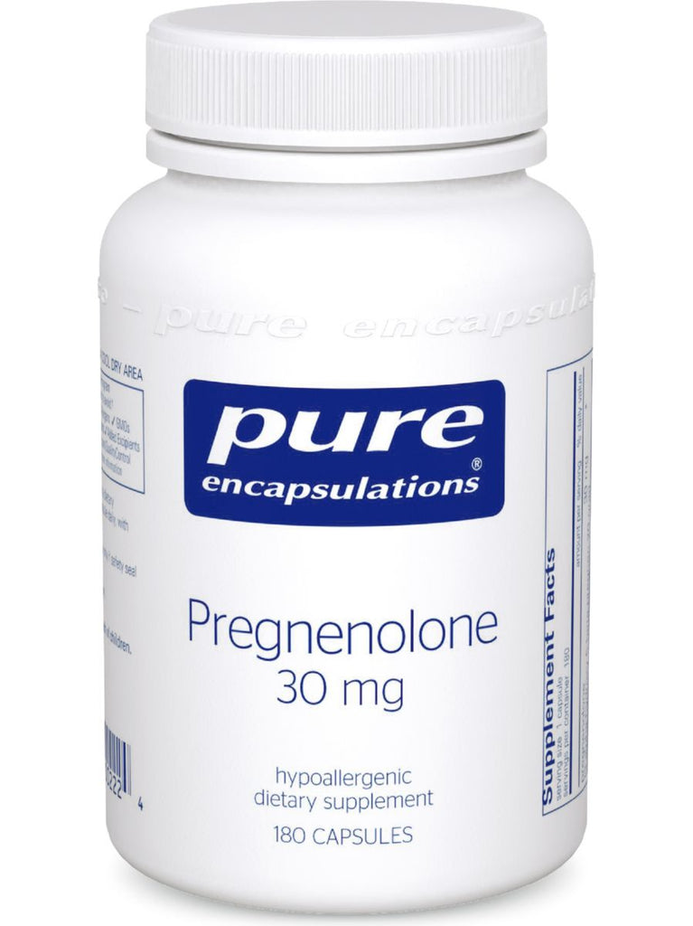 Pure Encapsulations, Pregnenolone, 30 mg, 180 vcaps
