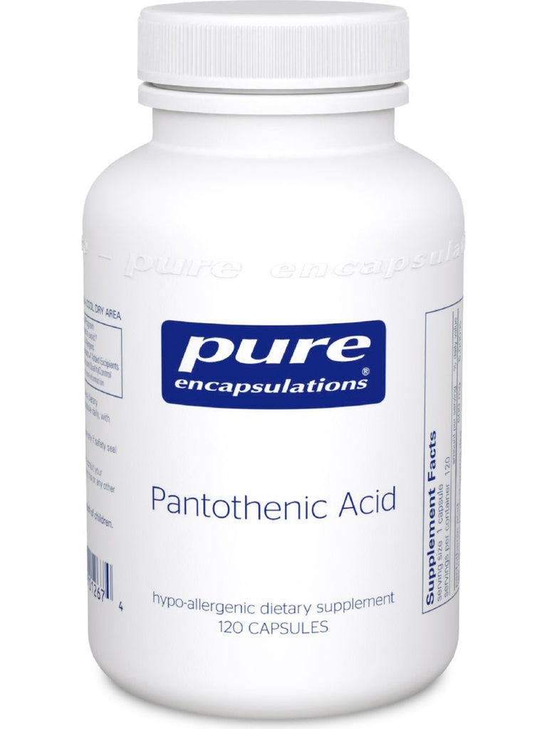 Pure Encapsulations, Pantothenic Acid, 120 vcaps