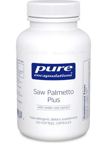 Pure Encapsulations, Saw Palmetto Plus, 120 gels
