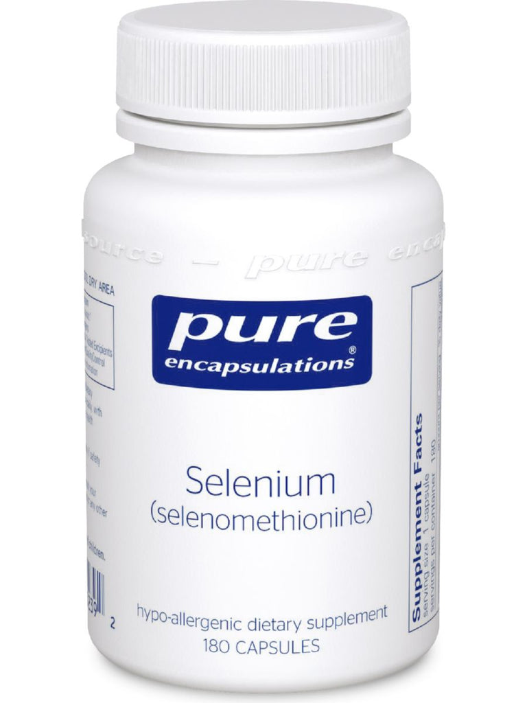Pure Encapsulations, Selenium 200 mcg, 180 vcaps