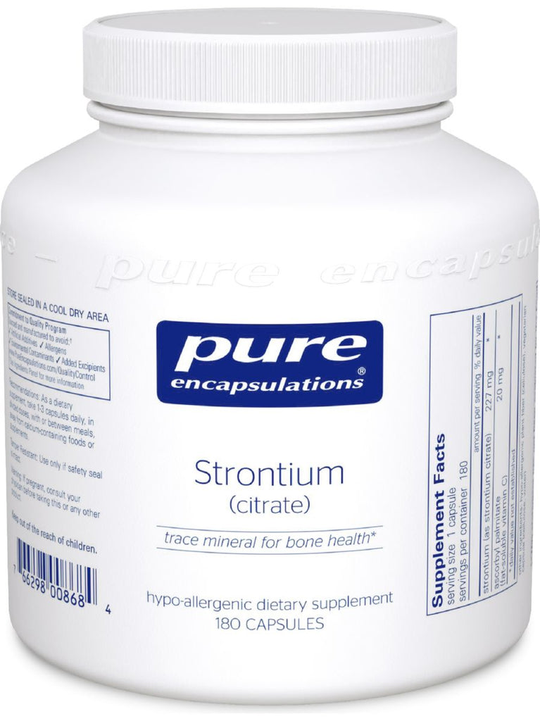 Pure Encapsulations, Strontium, 227 mg, 180 vcaps