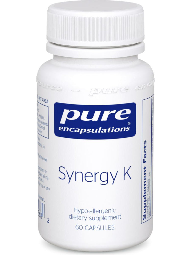 Pure Encapsulations, Synergy K, 60 vegcaps