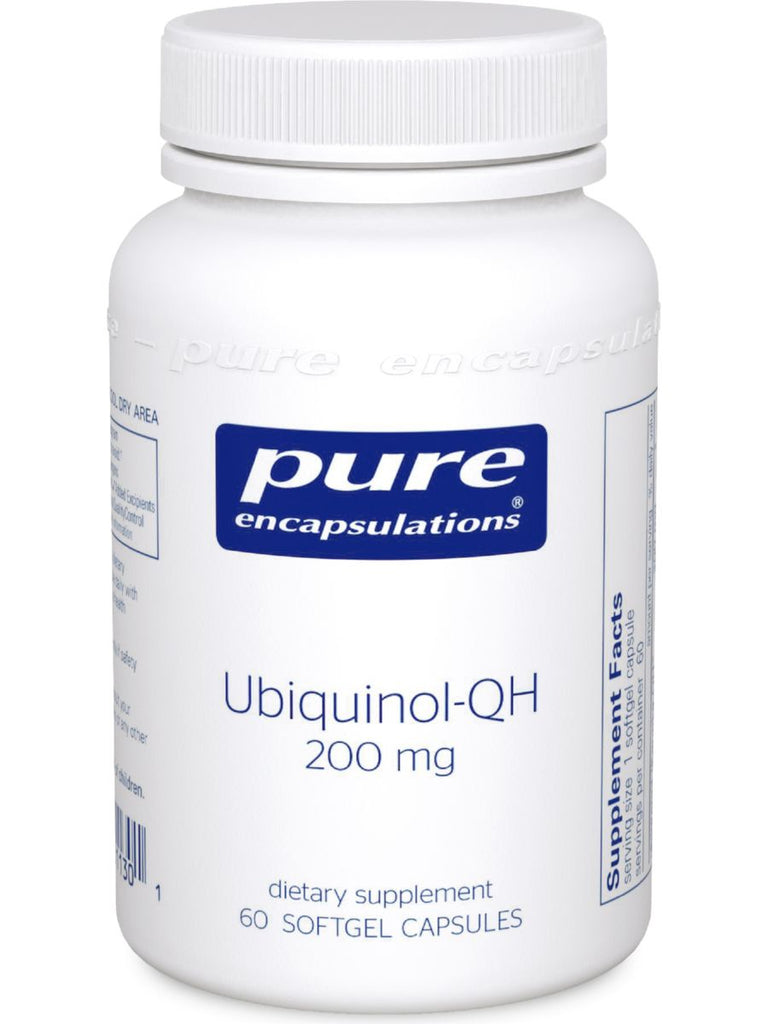 Pure Encapsulations, Ubiquinol-QH, 200 mg, 60 gels