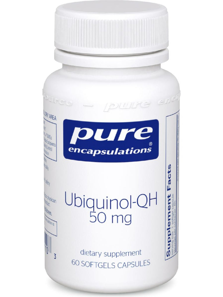 Pure Encapsulations, Ubiquinol-QH, 50 mg, 60 gels