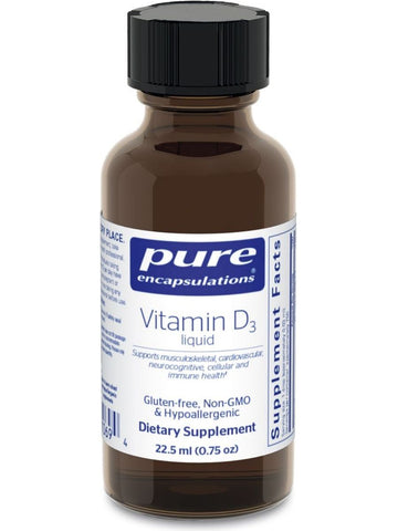Pure Encapsulations, Vitamin D3 Liquid, 22.5 ml