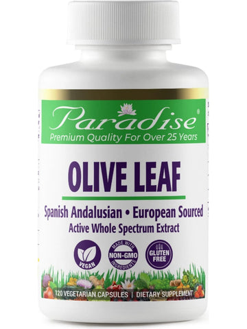 Paradise Herbs, Olive Leaf, 120 vegetarian capsules