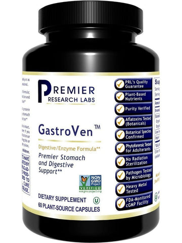 Premier Research Labs, GastroVen, 60 Plant-Source Capsules